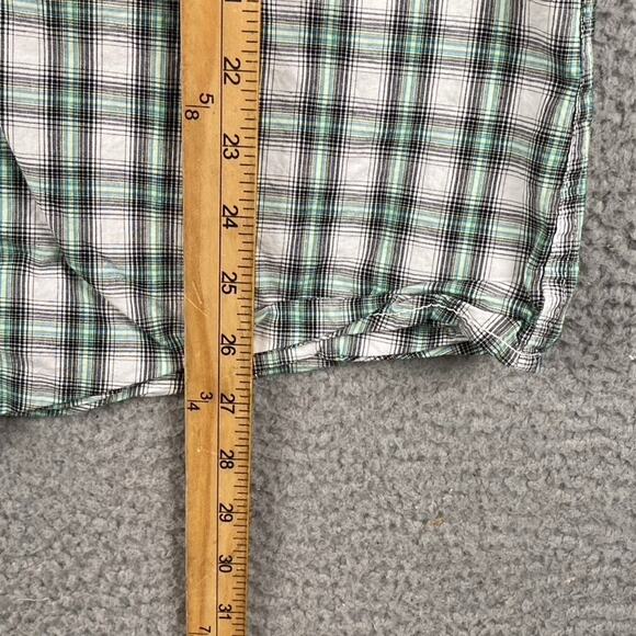 Wrangler Retro Pearl Snap Shirt Men's Small Green Plaid Western Rodeo Cowboy - Picture 6 of 10